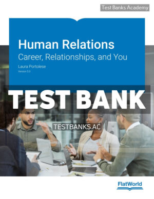 Human Relations - Career Relationships and You v5 0 1st Portolese Test Bank